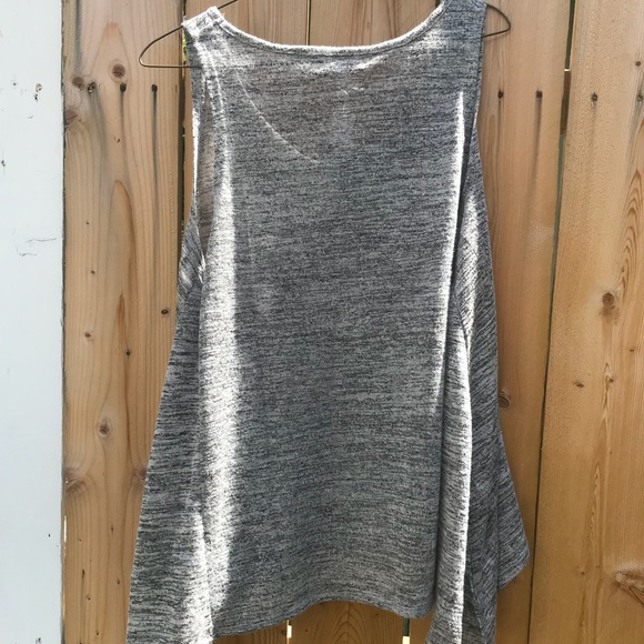 Gray Charming Charlie Flowy Tank - Picture 3 of 3